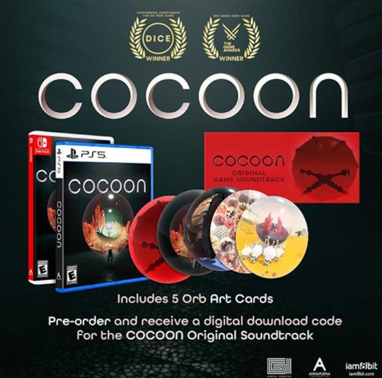 TGA获奖游戏《Cocoon》将推出实体版 包括NS/PS5