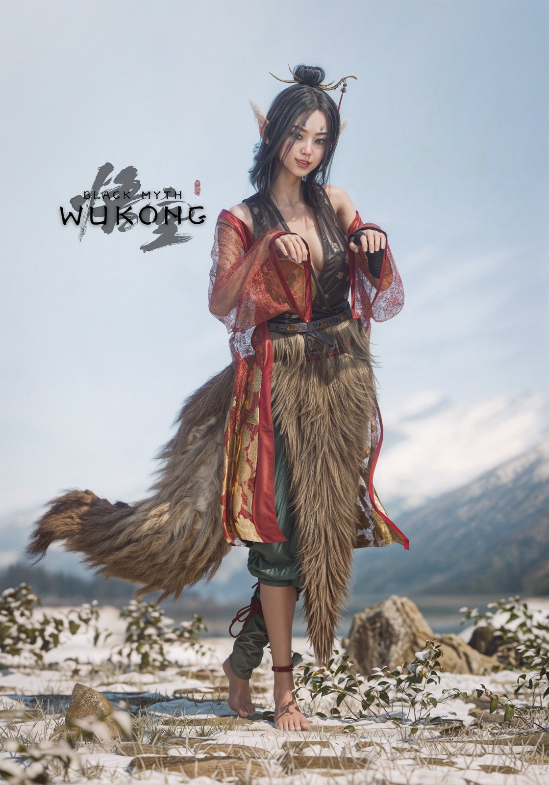 《黑神話：悟空》狐狸精萍萍模型被成功提取