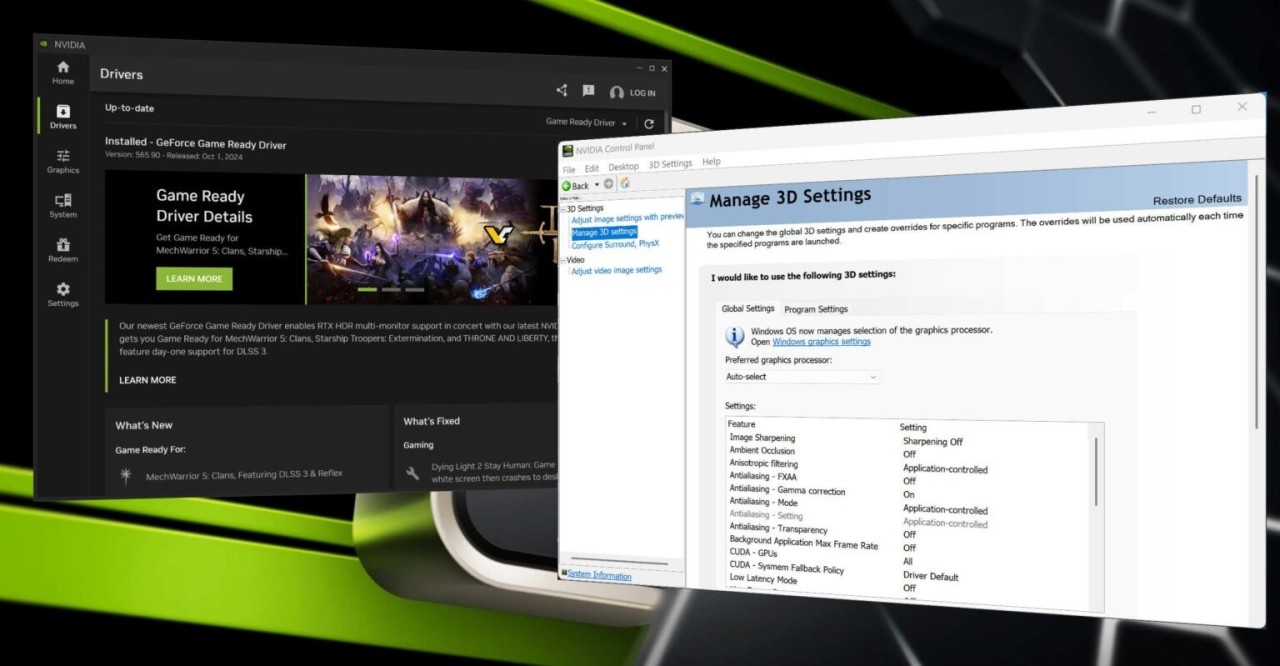 NVIDIA App將與RTX 50系列一同發佈