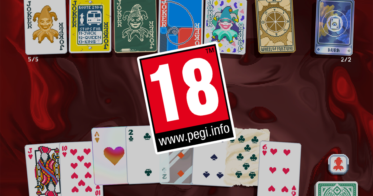 《小丑牌》作者申訴不合理的18+評級 PEGI拒絕讓步