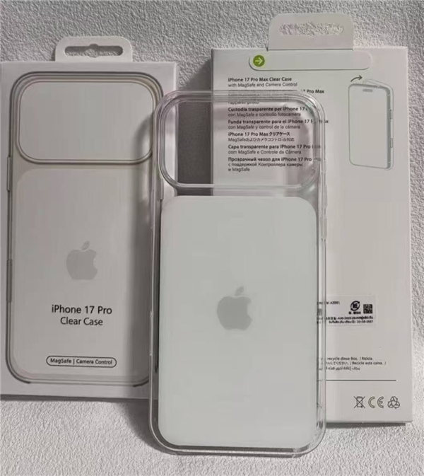 蘋果iPhone 17 Pro官方透明保護殼曝光：有三大變化