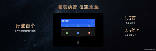 行业首个！华为Mate XTs非凡大师接入中国地震局数据