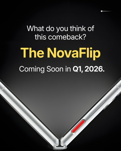 印度本土品牌 Ai+ NovaFlip官宣2026年Q1推出摺疊屏手機