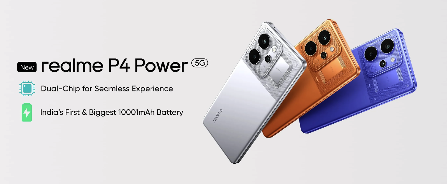 全球首款10001mAh军规级电池手机！真我P4 Power 5G正式发布