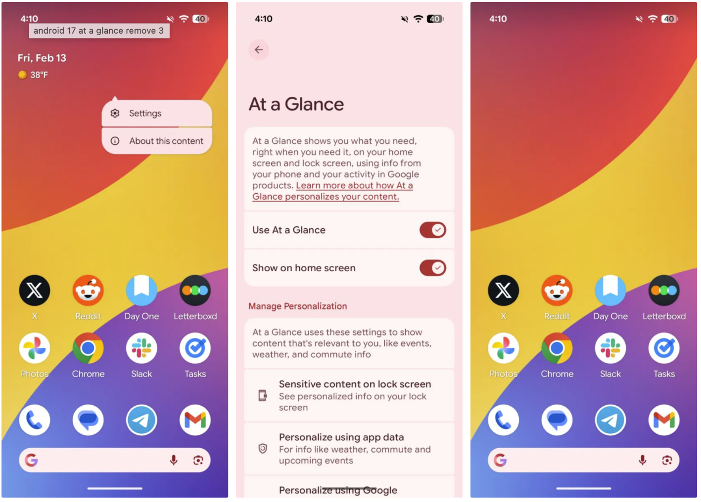 Android 17 Beta 1發佈 Pixel主屏幕迎來“鬆綁”可移除固定小部件
