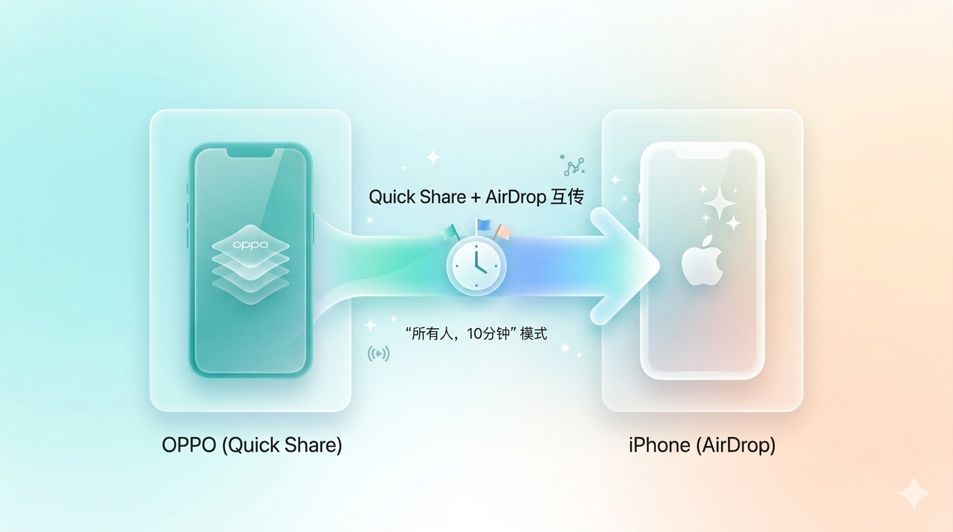 OPPO Find X9系列本月将获软件更新 成继谷歌Pixel后首批原生支持AirDrop互传的安卓机型