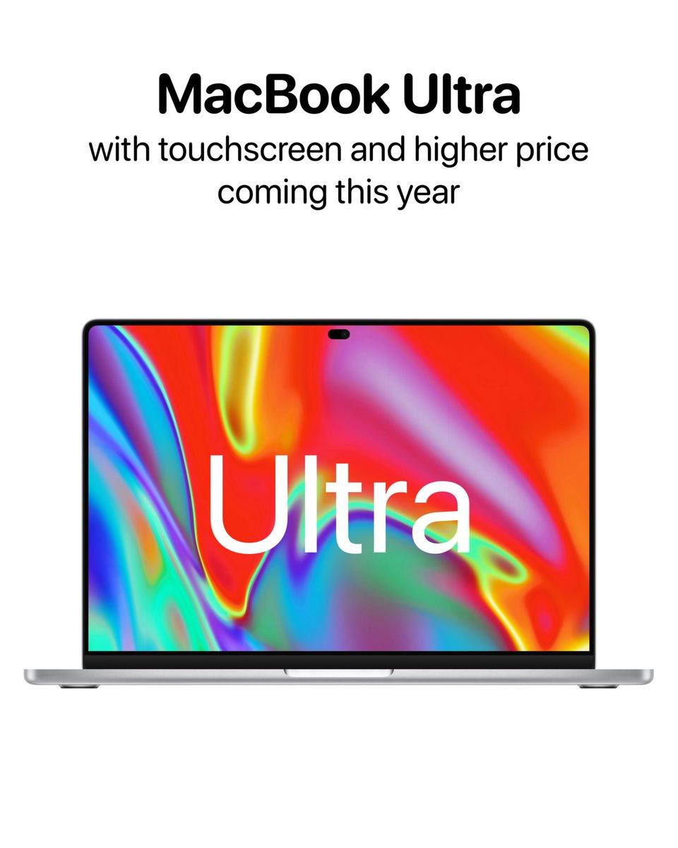 年底发布！MacBook Ultra将搭载OLED触摸屏