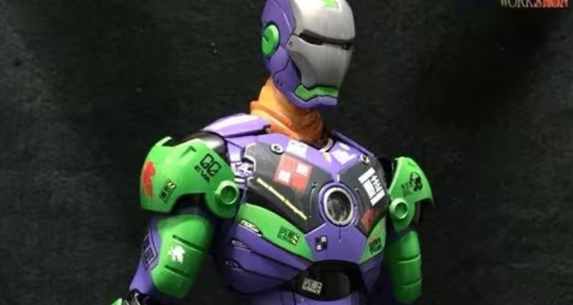 初號機配色鋼鐵俠MK3，暴走後滅霸還是對手嗎？