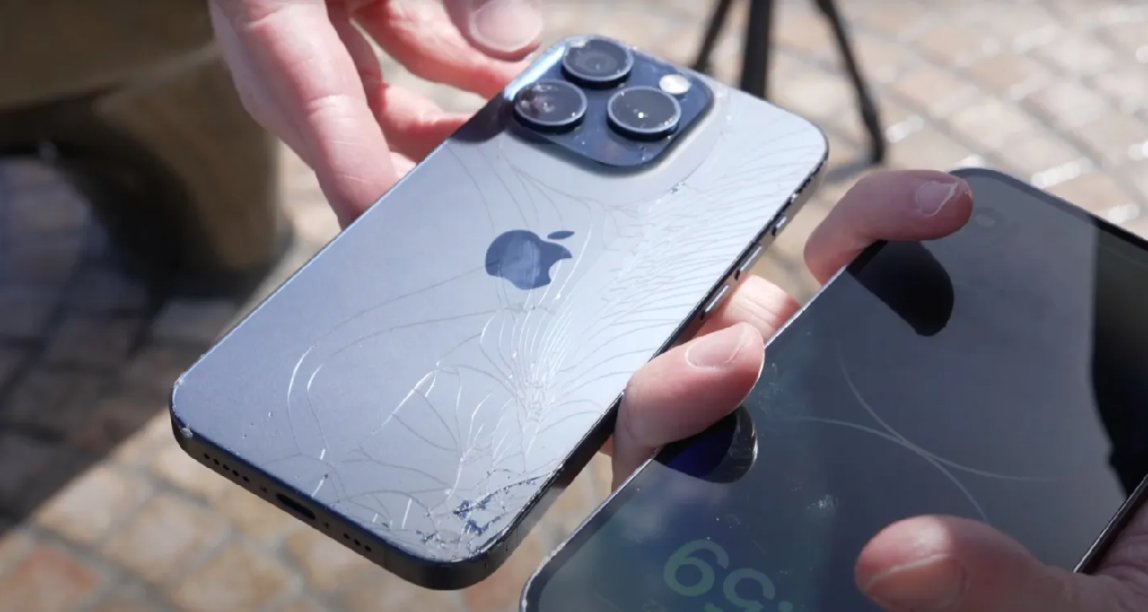 全球首摔！iPhone15 Pro跌落測試，鈦合金邊框不如前代耐摔！