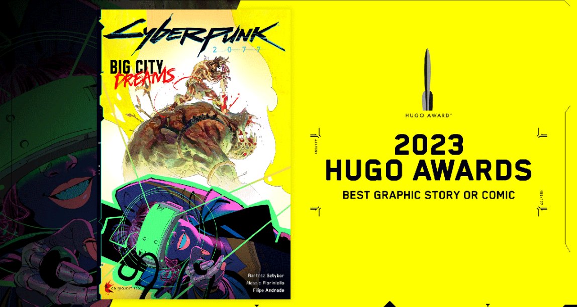《賽博朋克2077:夜城迷夢》中文版漫畫來了！獲雨果獎提名！