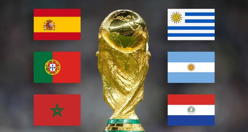 2030世界杯：西班牙、葡萄牙、摩洛哥主办，南美三国协办！
