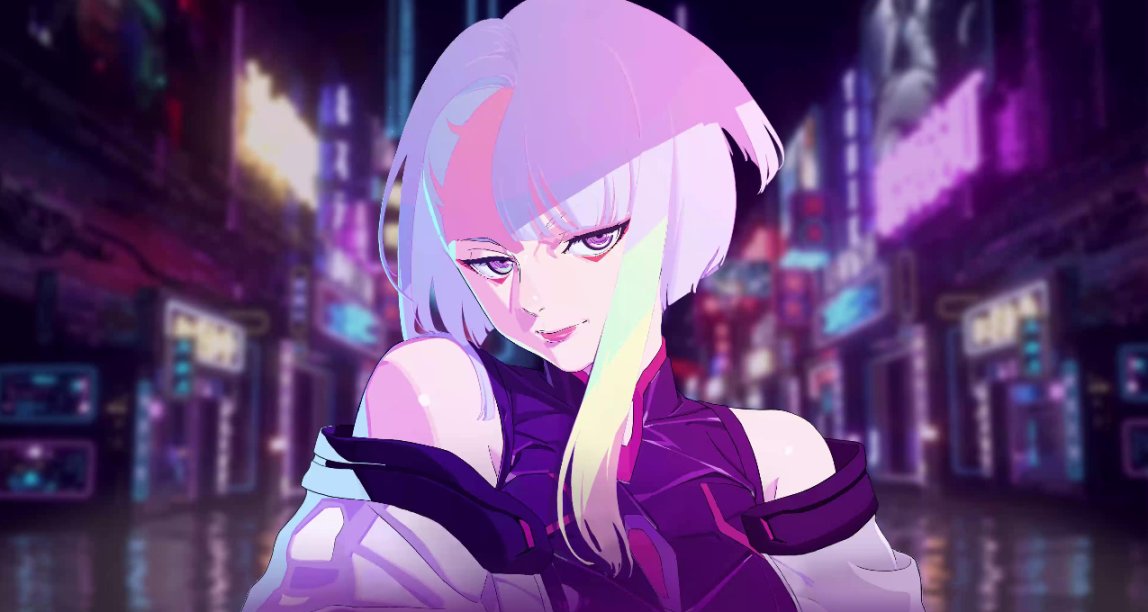 帶露西在《賽博朋克2077》遊戲中重遊邊緣行者場景