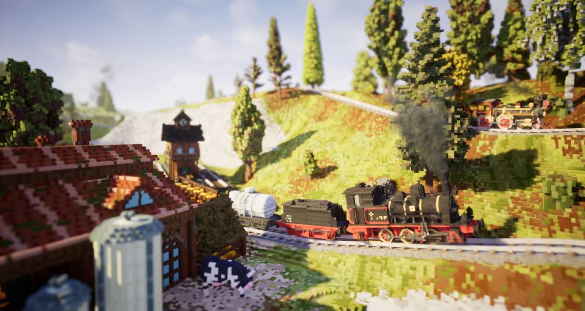 《站點連連》：一杯咖啡、一縷陽光，走進悠閒愜意的體素世界