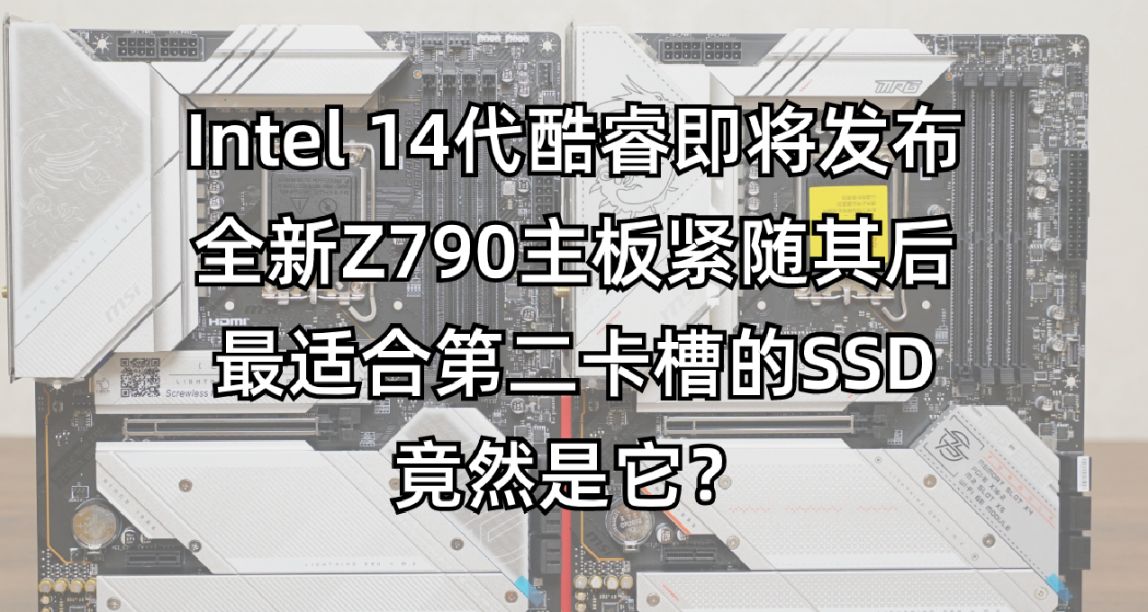 Intel 14代CPU主板即將發佈，最適合第二卡槽的還是國產SSD