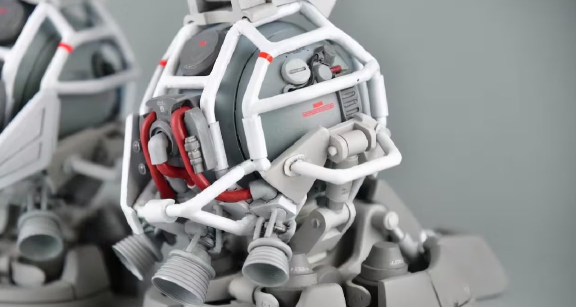 内构比外甲精彩，镂空骨架设计高达系列大魔模型