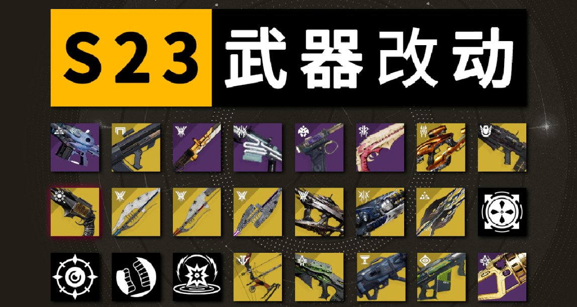 图文：第 23 季武器调整预览