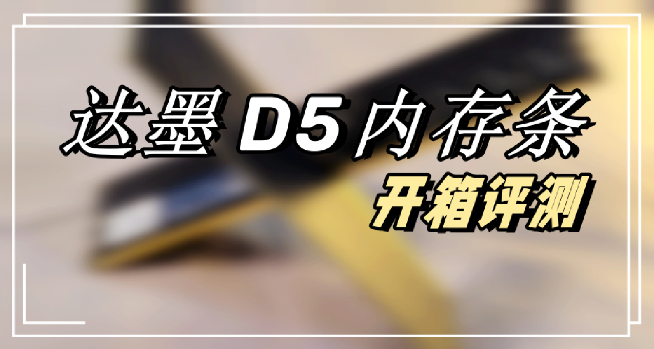 較爲廉價的D5內存條選擇——達墨 D5臺式機內存條