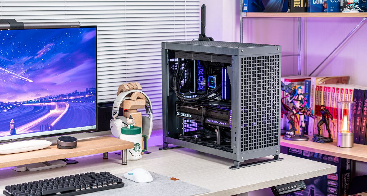 钛灰长方体—ROG Z790DARKHERO+ROG 4090+ ABEE PIXELONE装机分享