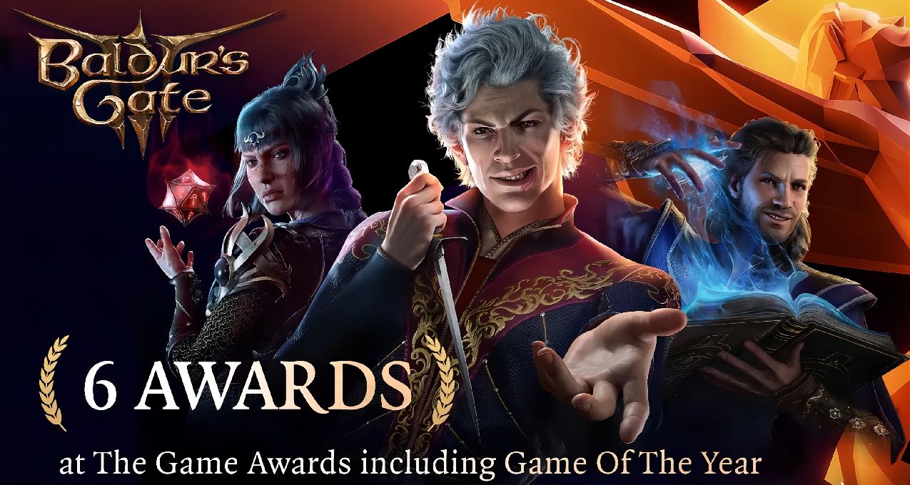 《博德之門 3》獲得 TGA 年度遊戲，媒體讚譽宣傳片全是滿分！