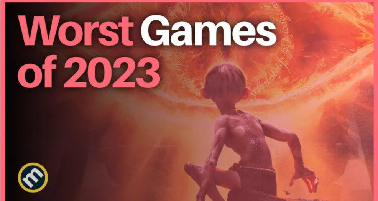 M站公佈2023年最差的10款遊戲，《魔戒：咕嚕》勇奪第一