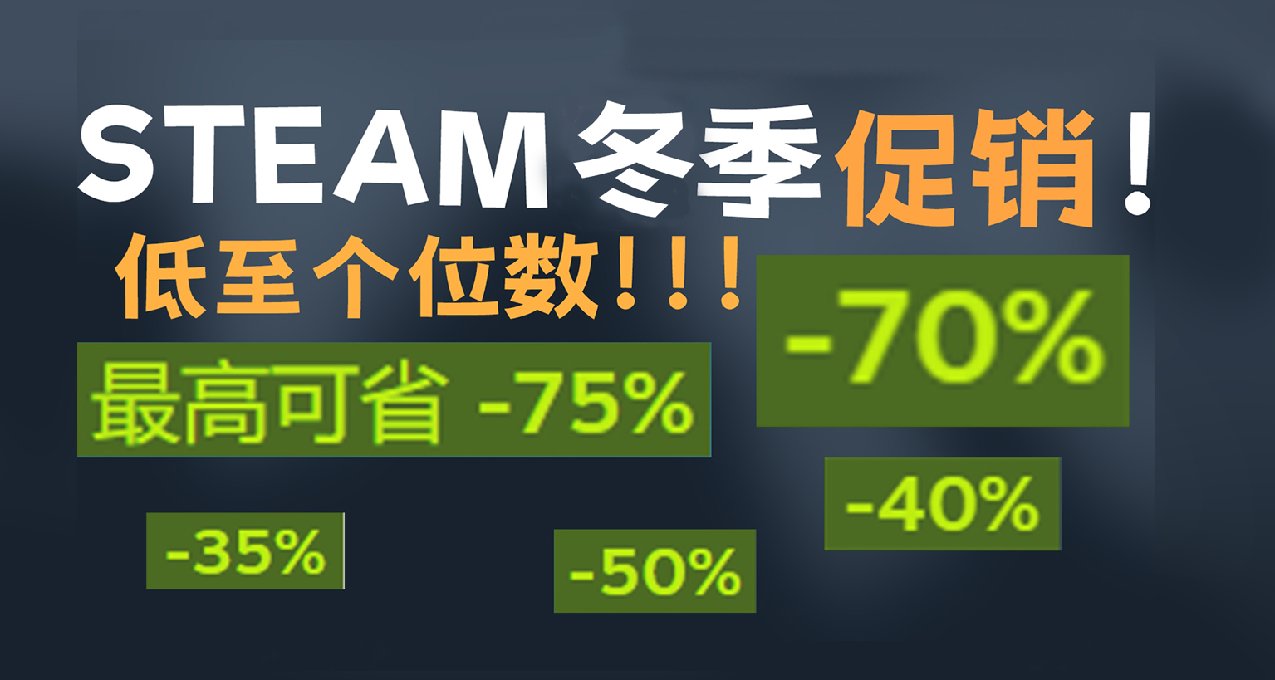 Steam冬促多款独立游戏史低推荐，黑盒商城同步折扣中