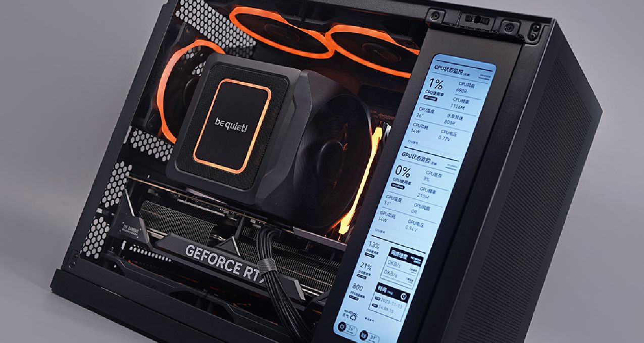 13600K+B760小吹雪+TUF RTX4080+闪鳞G500副屏版装机展示