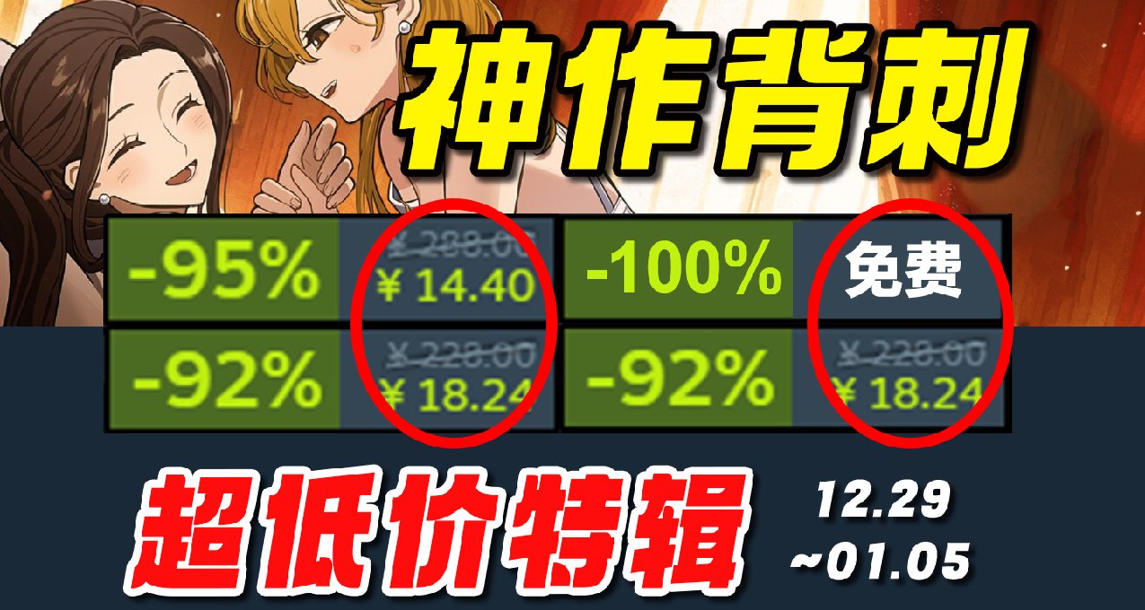爆肝41款全部30元以下！冬促超低價史低遊戲盤點 steam冬促