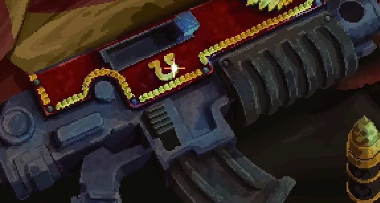 链锯声响，恶魔流血漂橹；枪弹射出，横扫一切混沌