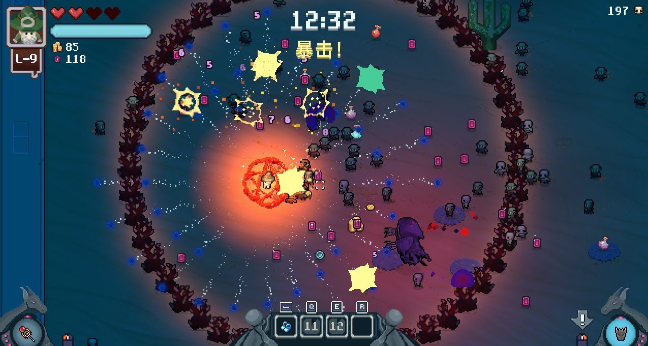 《黑龍魔導士》demo：16-BIT的類倖存者遊戲，感受魔法的轟鳴