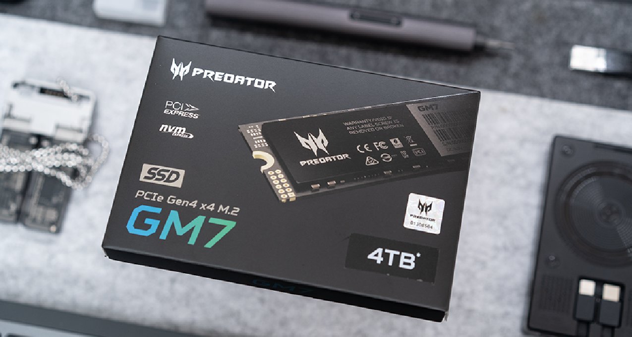 宏碁掠奪者 GM7 4TB SSD ：大容量m.2存儲的性價比之選