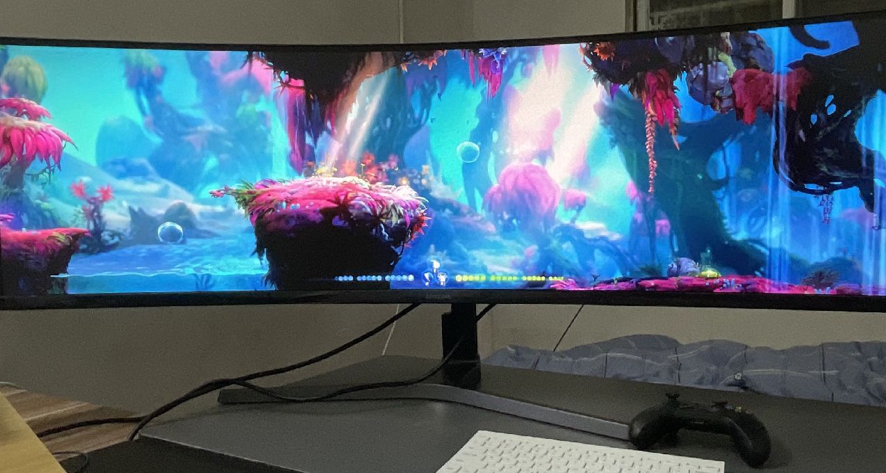 《奥日》两部曲，适配 32:9 超宽屏的方法