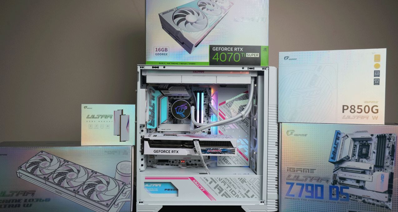 iGame RTX 4070 Ti SUPER Ultra W OC 16GB 【上手体验】
