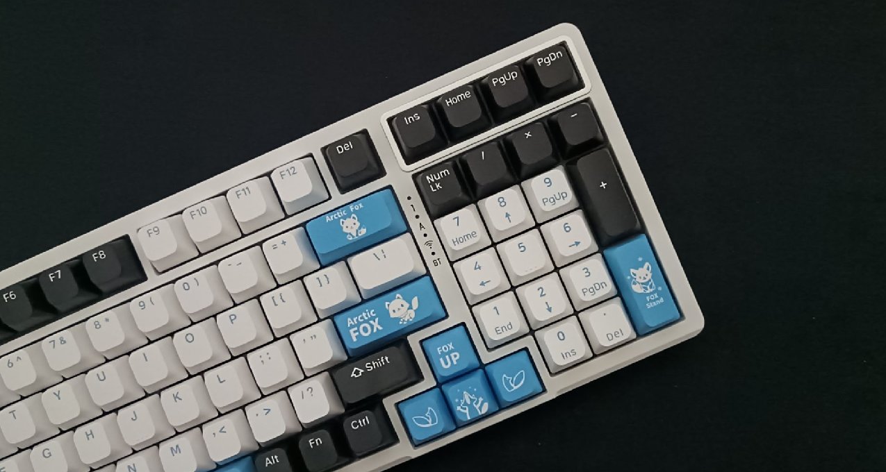 宿舍友好键盘来了，VGN V98Pro V2极地狐轴