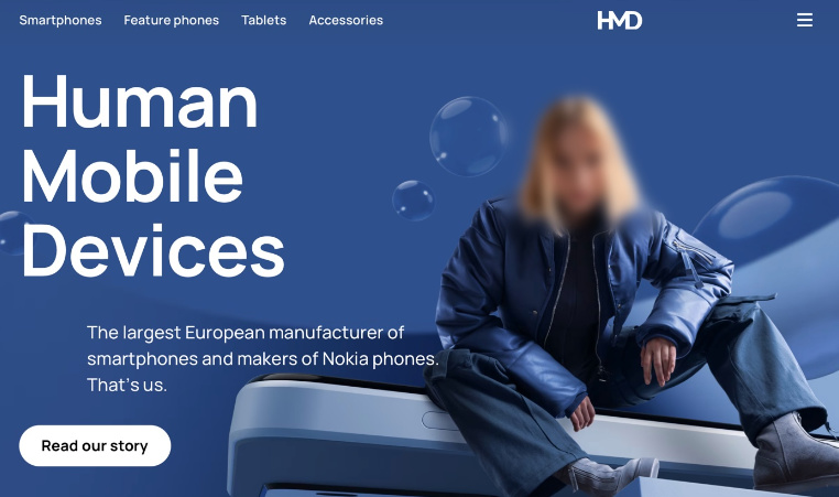 诺基亚官网正式移除手机板块，原链接跳转至 HMD Global 新网站