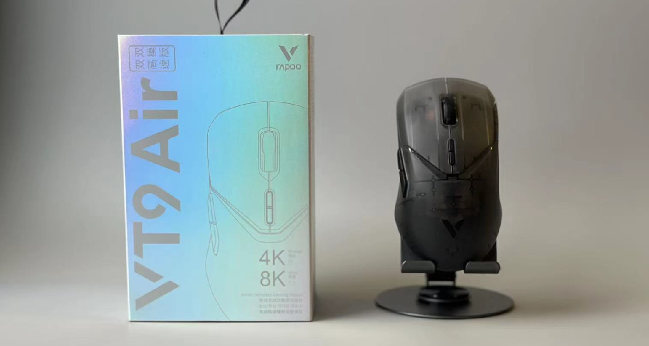 微型nano4K接收器 有线8KHz这次算是补全了VT9系列——雷柏VT9Air