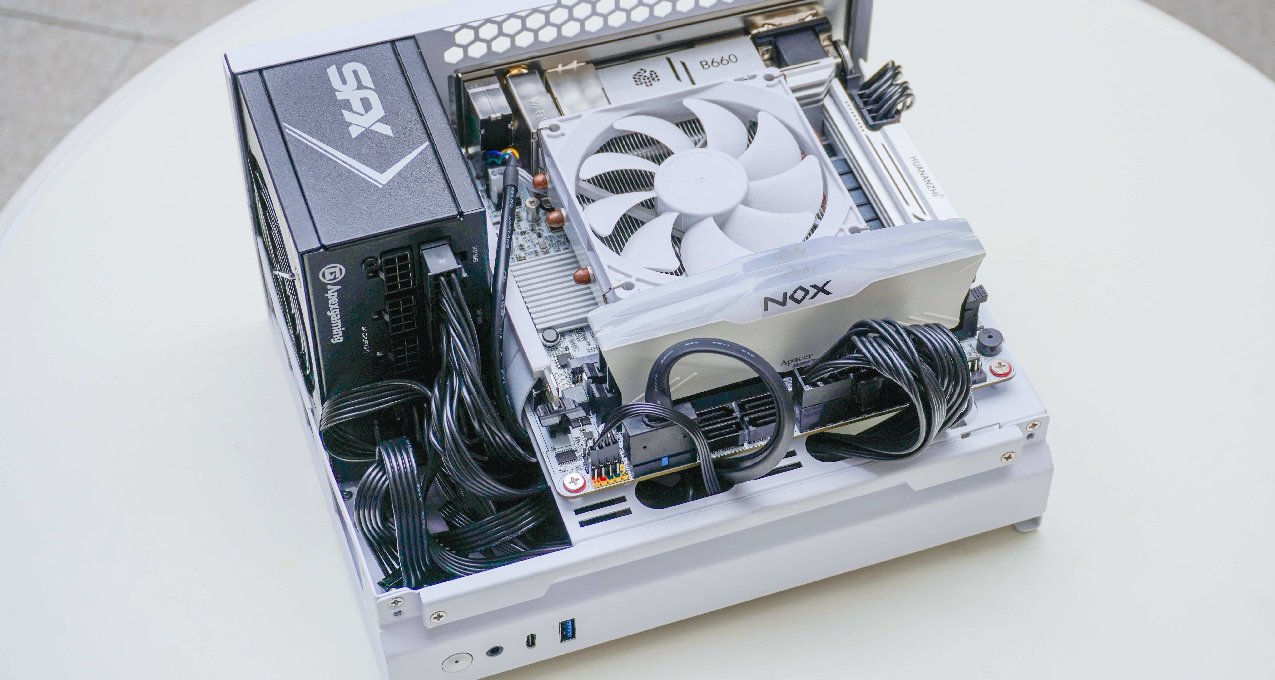 ITX性能小钢炮：机械大师E24+13400F处理器+蓝戟A380刀卡装机体验