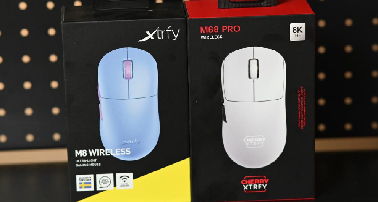 无线 8K 轮询率的3395游戏鼠标——Cherry Xfrty M68Pro 测评体验