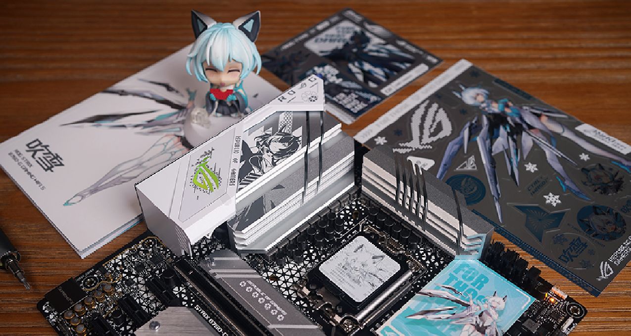 更二次元了！华硕ROG STRIX B760-G GAMING WIFI S 新小吹雪开箱