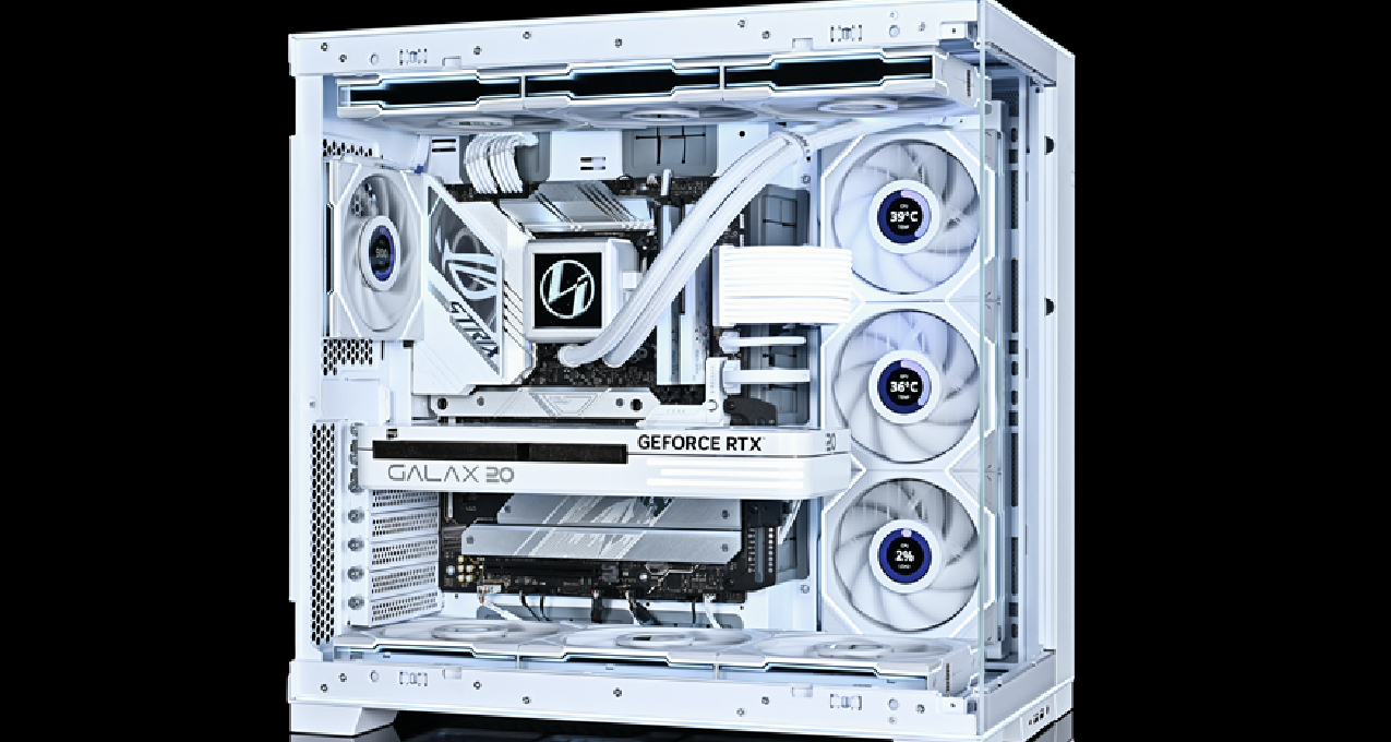 ROG Z790 吹雪 S+影馳 4070 20週年+聯力 O11D EVO RGB 裝機展示