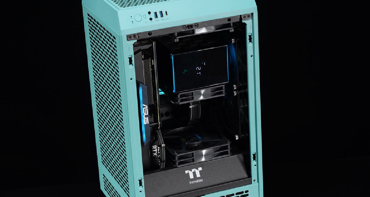 超大杯 ITX主機—Tt Tower200+ROG B760I+ASUS4070 ATS裝機分享！