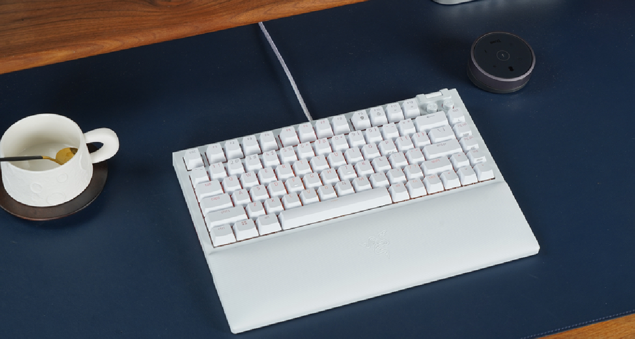 全键热插拔游戏键盘—RAZER 雷蛇黑寡妇蜘蛛 V4 75% 开箱体验