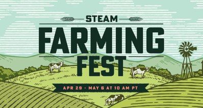 Steam限时免费领取农场管理游戏节的头像边框和贴纸