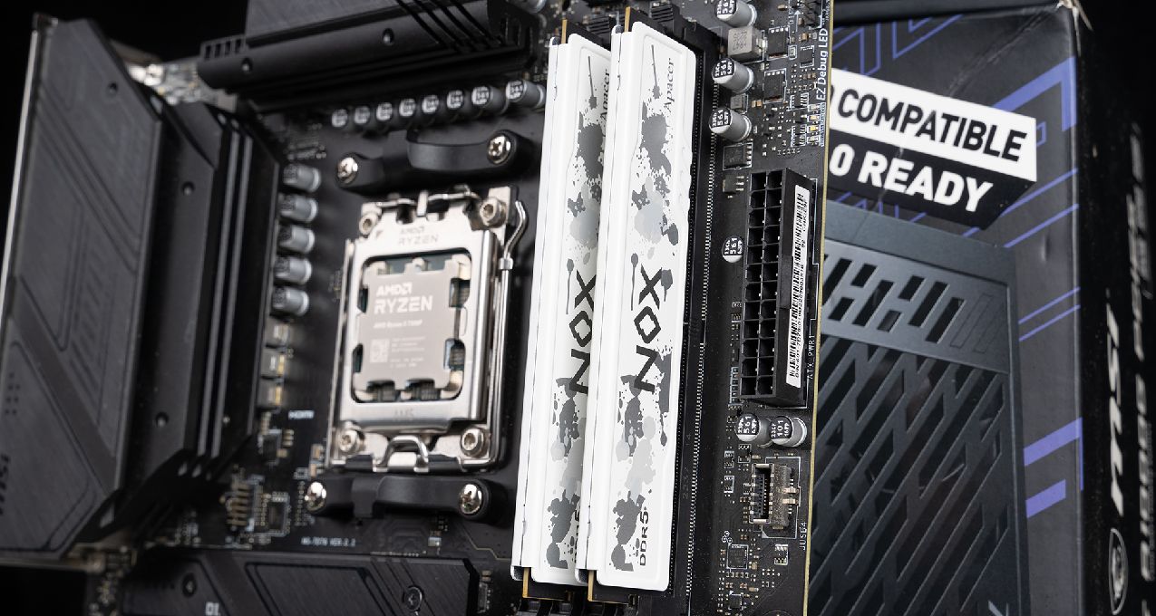 助7500F延迟降至57ns！宇瞻NOX暗黑女神DDR5 6400 16GB*2内存评测