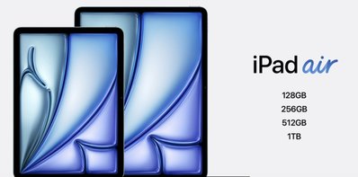 蘋果發佈會：新款iPadAir新增13英寸機型