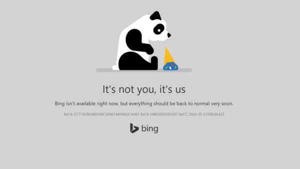 你遇到沒 微軟Bing搜索不明原因全球宕機！目前仍無法訪問