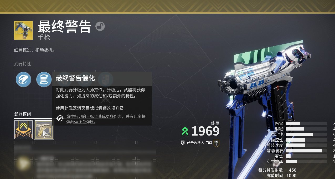最終警告催化測試