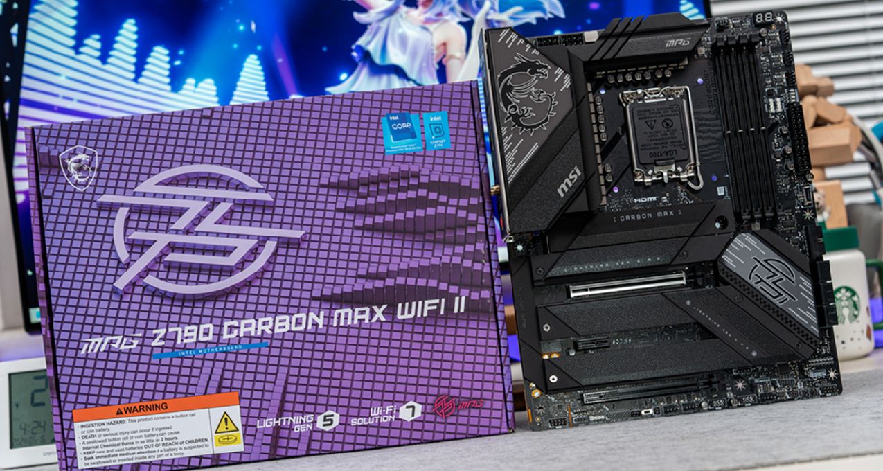 微星 MPG Z790 CARBON MAX WIFI II 暗黑MAX二代主板開箱測評