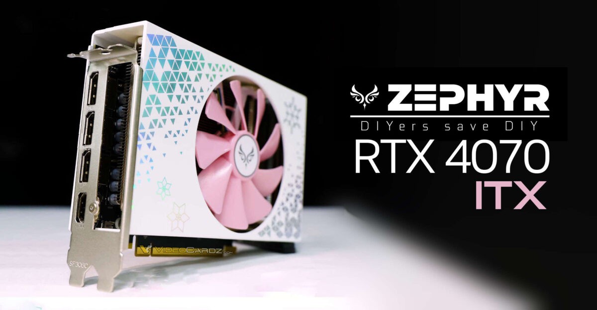 西風推出單風扇粉紅色款迷你RTX 4070