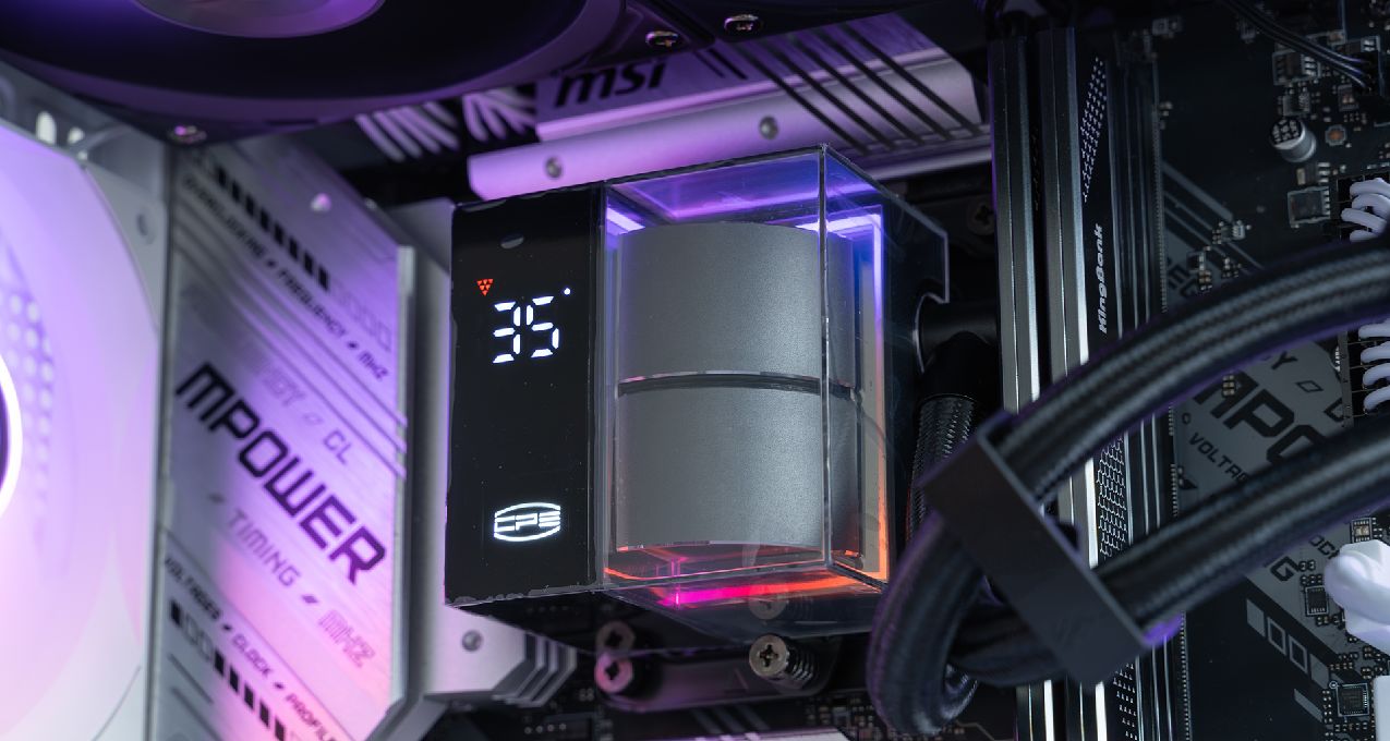 純黑極簡ARGB性能範搞定310W的14900K，超頻三DS360水冷散熱器體驗