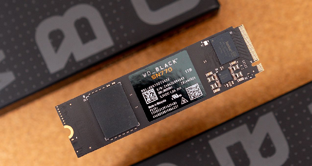 體驗穩定高效的原廠品質，WD_BLACK SN770 NVMe SSD 1TB 簡測